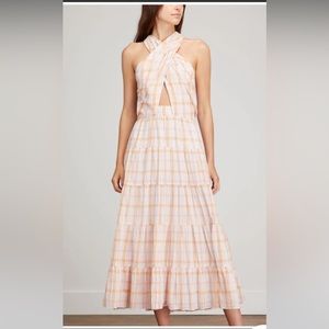 NWT Ulla Johnson Noelle dress in pink lilac. Size 8. Excellent condition